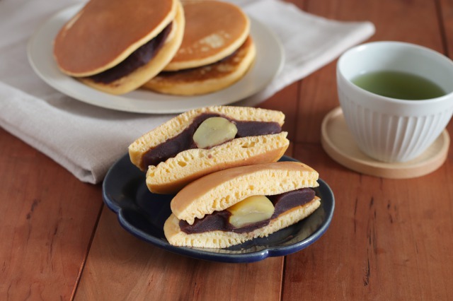 ホットケーキミックスで♪しっとりどら焼き - 米粉おやつLabo